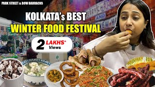 Best Winter Food Festival in Kolkata  Park Street amp Bow Barracks Food Festival 2023🤩 [upl. by Padget]