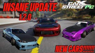 INSANE NEW UPDATE CarX STREET PC Update 120  New cars amp Collectibles [upl. by Novyak522]