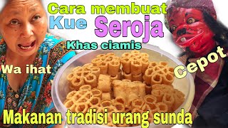 Cara membuat kue seroja  kue kembang goyang  khas ciamis  bintang nusantara [upl. by Williamson]