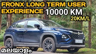 Maruti Fronx Delta Plus O 12L  Manual  10000 KM  LONG TERM USER REVIEW  UNDER POWERED 90 HP [upl. by Ginsburg]