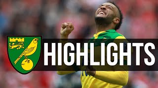 PLAYOFF FINAL HIGHLIGHTS Norwich City 20 Middlesbrough [upl. by Nomelif]