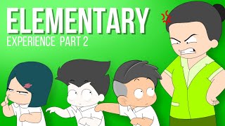 ELEMENTARY EXPERIENCE Part 2  Pinoy Animation [upl. by Eatton]