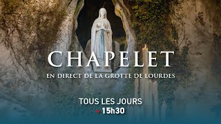 Le Chapelet depuis la Grotte de Lourdes  29092024 [upl. by Standford]