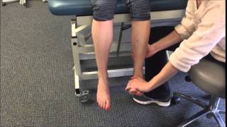 MMT  Ankle Dorsiflexion and Subtalar Inversion [upl. by Soisatsana30]