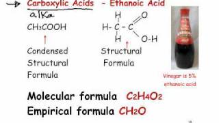 Y12 Organic 3 at GCSE  Ethanol Ethanoic Acid and Ethyl Ethanoate [upl. by Teufert139]