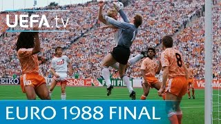 Netherlands v Soviet Union 1988 UEFA European Championship final highlights [upl. by Sagerman]