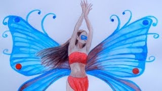 How to Paint a Fairy  How to Draw a Fairy [upl. by Abram395]