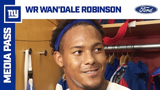 WanDale Robinson on his Return from Injury  New York Giants [upl. by Oremar]