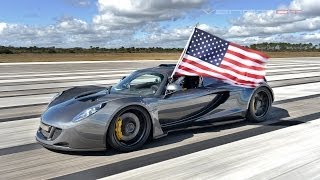 Worlds Fastest 27049 mph Hennessey Venom GT [upl. by Birgit861]