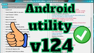 android utility pro v124 2023 new update no smart card detect  no update [upl. by Walter]