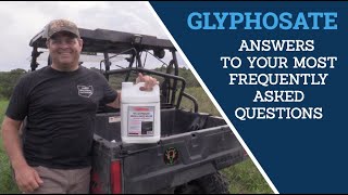 Glyphosate  Roundup  Answers to the most common questions like how soon can I plant [upl. by Hilton]