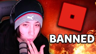 Quackity Speedruns Getting Banned From Roblox [upl. by Aniraad]