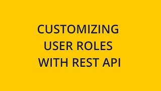 Customizing User Roles With REST API  Sisense Tutorials Embedded Analytics [upl. by Nednyl]