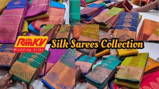 RMKV Latest Silk Sarees Collection  Rs1400 Onwards Semi Silk Sarees [upl. by Adnarem33]