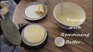 Krumkake Recipe Video [upl. by Ilrahs]