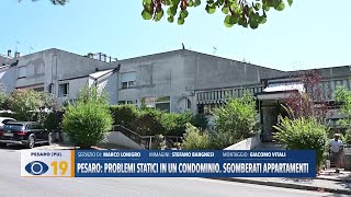 Pesaro problemi statici in un condominio in un condominio Sgomberati appartamenti [upl. by Adlaremse]