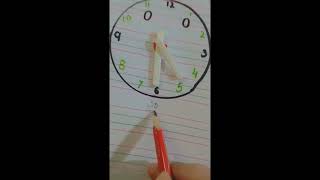 Time o clock and Half past for Montessori prep class time concept [upl. by Nodnnarb432]