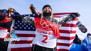 Huge first run gives Chloe Kim another halfpipe gold  Winter Olympics 2022  NBC Sports [upl. by Danforth]