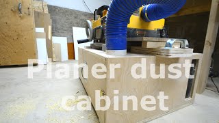 Dewalt planer dust collection cabinet [upl. by Anilec886]