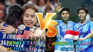 FANTASTIC Match🇲🇾Pearly TanM Thinaah VS 🇲🇨Apriyani RahayuSiti Fadia Silva Ramadhanti🔥😱‼️ [upl. by Trina]