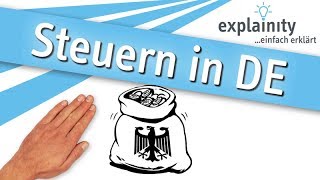 Steuern in Deutschland einfach erklärt explainity® Erklärvideo [upl. by Notaes834]