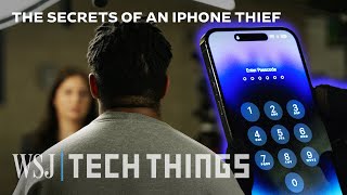 iPhone Thief Explains How He Breaks Into Your Phone  WSJ [upl. by Aititel336]