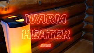 Electric Heater in Log Cabin  Warm amp Cozy [upl. by Burkhard]