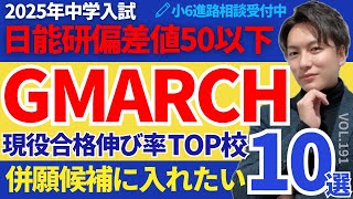 ＃191【中学受験】日能研偏差値50以下×GMARCH現役合格伸び率上位。併願候補に入れたい10選！ [upl. by Ahsar699]