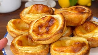 Pastéis de Nata  Tartelettes Portugaises à la Crème aux œufs [upl. by Hakilam]