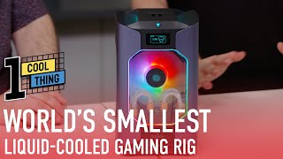 Geekom Megamini G1 Hands On The Smallest LiquidCooled Gaming Rig [upl. by Cosetta]