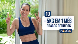 Como derreter gordura dos braços em casa  5kg em um mês  Carol Borba [upl. by Anwahsiek]