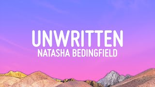 Natasha Bedingfield  Unwritten Lyrics [upl. by Nonnad]