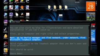 How to uninstall Microsoft Loopack adapter HD [upl. by Beacham873]