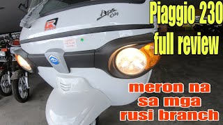 RusiRusco 3wheel Piaggio 230 FI  full review [upl. by Sobel]