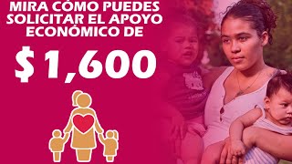 Apoyo a madres solteras 2022 Mira cómo puedes solicitar el apoyo económico de mil 600 pesos [upl. by Farrar]