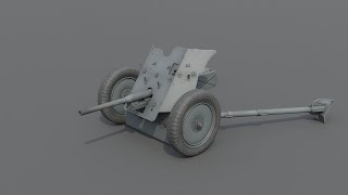 37 cm Pak 36 Anti Tank Gun [upl. by Ulphia]