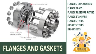 شرح الفلانجات والجوانات  Flanges And Gaskets Explanation [upl. by Jerrylee]