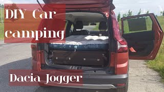 Dacia Jogger DIY mini car camping vestavba do auta [upl. by Wetzell]