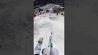 GoPro  World Cup Mogul Skiers POV 🎬 Rasmus Stegfeldt Shorts Skiing [upl. by Shandy]