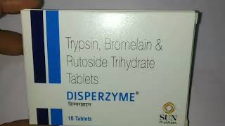 disperzyme tabletstrypsinbromelain and rutoside tablets [upl. by Buck514]