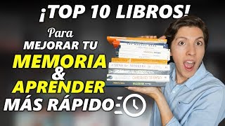 📕 Top 10 LIBROS para Mejorar la MEMORIA y Aprender más RÁPIDO [upl. by Sedda178]