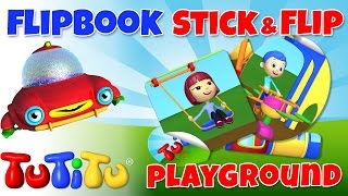 TuTiTu Toys  Make Your Own Animation  Playground  Stick amp Flip DIY [upl. by Aiepoissac466]