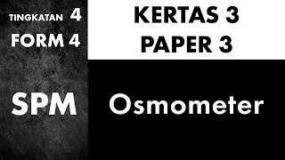 Paper  Kertas 3  Bab 3  Osmometer Bilingual  DwiBahasa [upl. by Sidonnie]