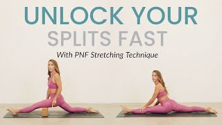 Unlock Your Splits Fast With PNF Stretching Technique [upl. by Staw]