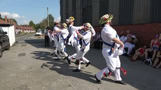 Jockey Morris dance quotquotMyrtle Treequot from Bamptonquot at Bromyard Folk Festival 2023 [upl. by Formica]