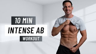 10 MIN INTENSE AB WORKOUT  Six Pack Abs At Home No Equipment [upl. by Dihsar]