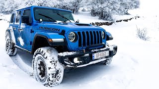 JEEP WRANGLER 392 SNOW OFFROAD  DRIFT V8 POWERED [upl. by Ocnarf563]