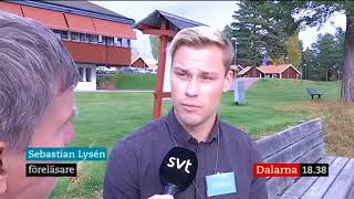 SVT Lokala Nyheter Dalarna Sebastian Lysen Våga Tala 101017 [upl. by Arahas]