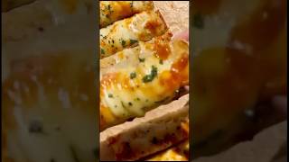 Crispy cheesy garlic bread 🥖 shorts viralvideo instantrecipe trending garlicbread [upl. by Asirralc]