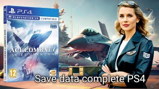 PS4 Ace Combat 7 save data complete ps4 [upl. by Notlehs]